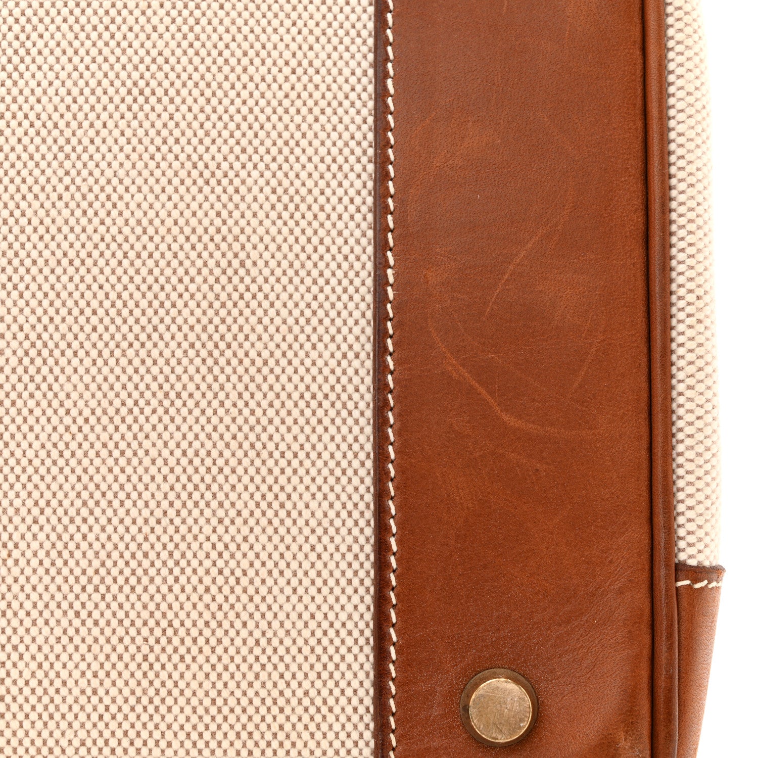 Hermes Toile Barenia Birkin 35 Fauve 15 of 19