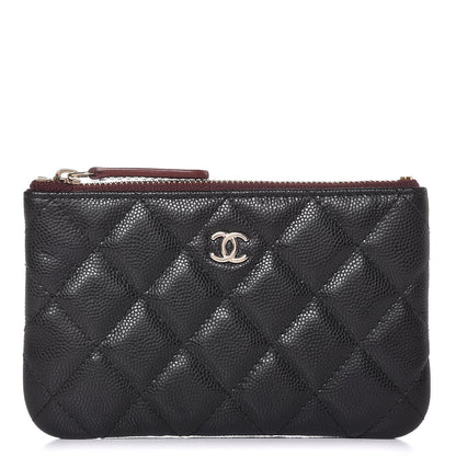Chanel Caviar Quilted Small Cosmetic Case Black 1 of 8