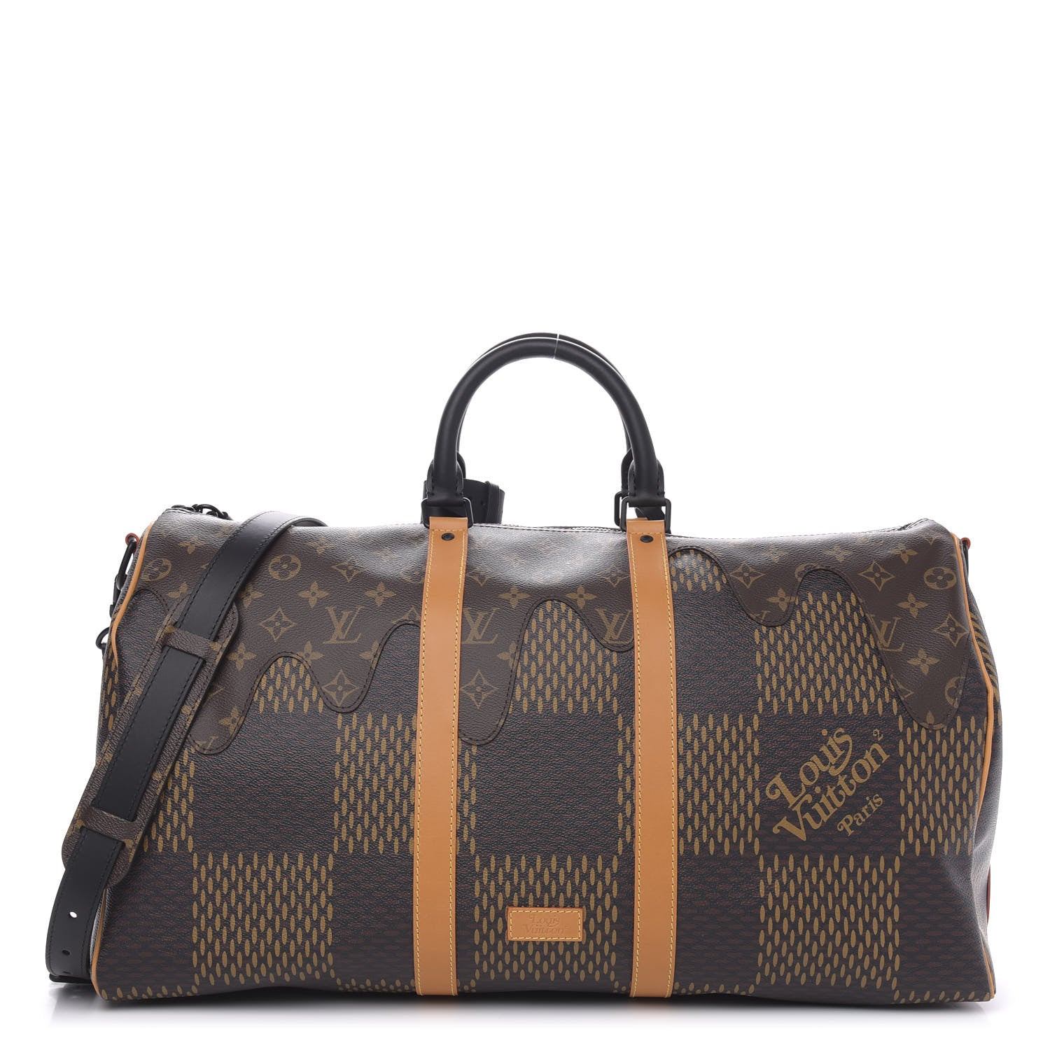 Louis Vuitton X NIGO Giant Damier Ebene Monogram Keepall Bandouliere 50 1 of 10