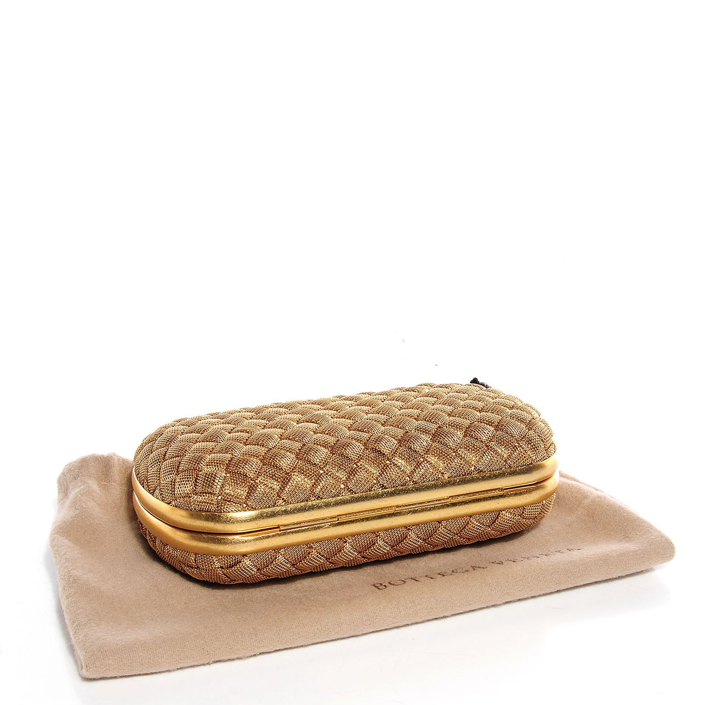 Intreccio Oro Bruciato Knot Clutch