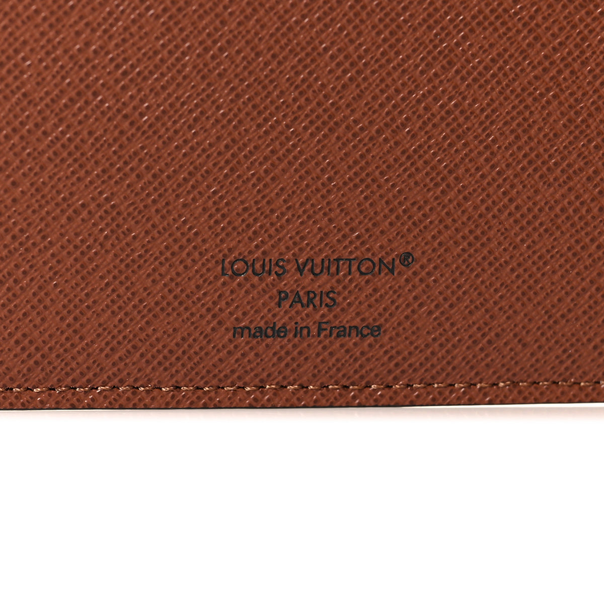 Monogram Desk Agenda Cover