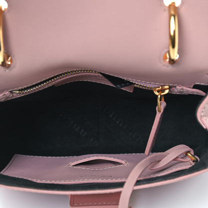 Burberry Trench Calfskin Small DK88 Top Handle Bag Ash Rose 4 of 10