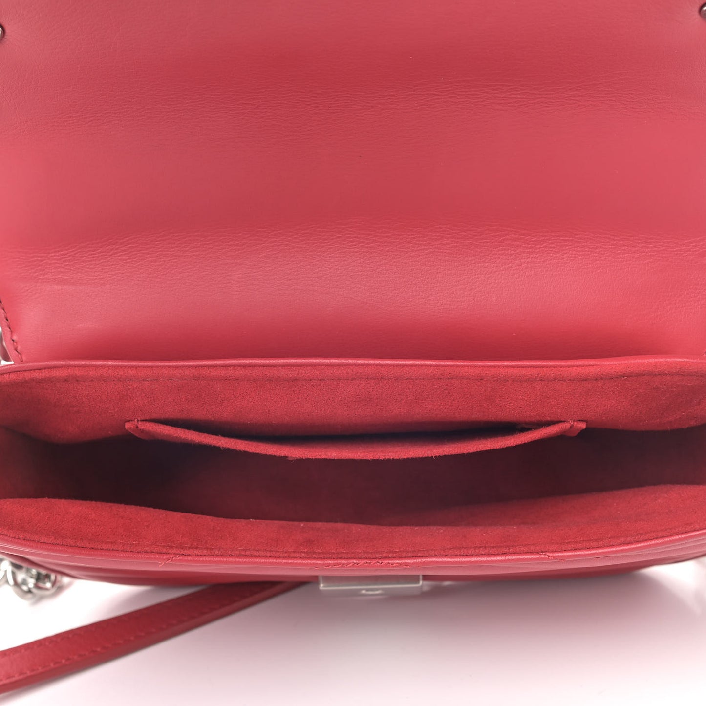 Calfskin New Wave Chain PM Scarlet