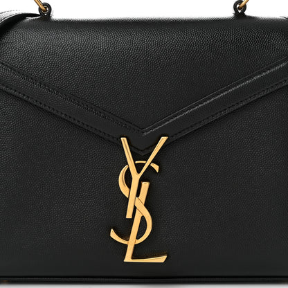 Saint Laurent Grain de Poudre Mini Classic Monogram Cassandra Top Handle Black 7 of 10