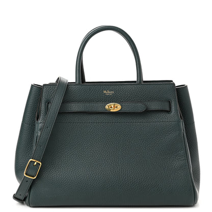 Mulberry Heavy Grain Belted Bayswater Tote Mulberry Green 1 of 10