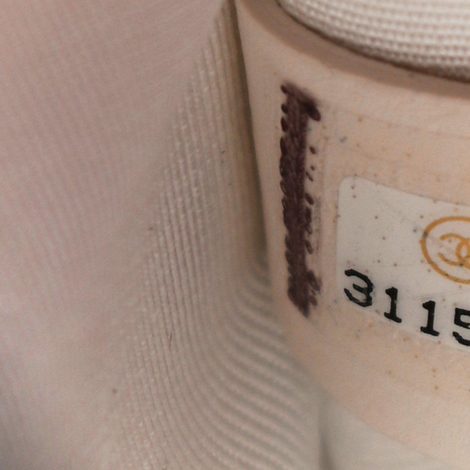 Chanel Caviar Quilted Round Messenger Flap White Black 7 of 11