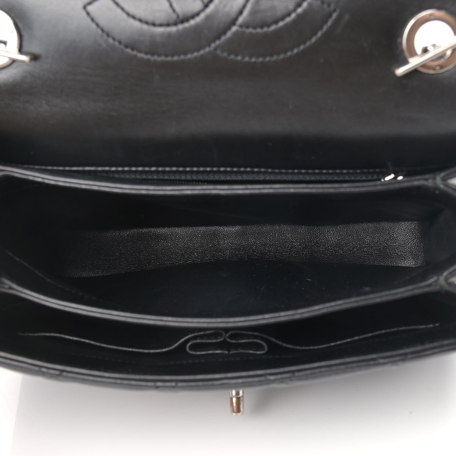 Chanel Lambskin Quilted Small Trendy CC Dual Handle Flap Bag Black 4 of 12