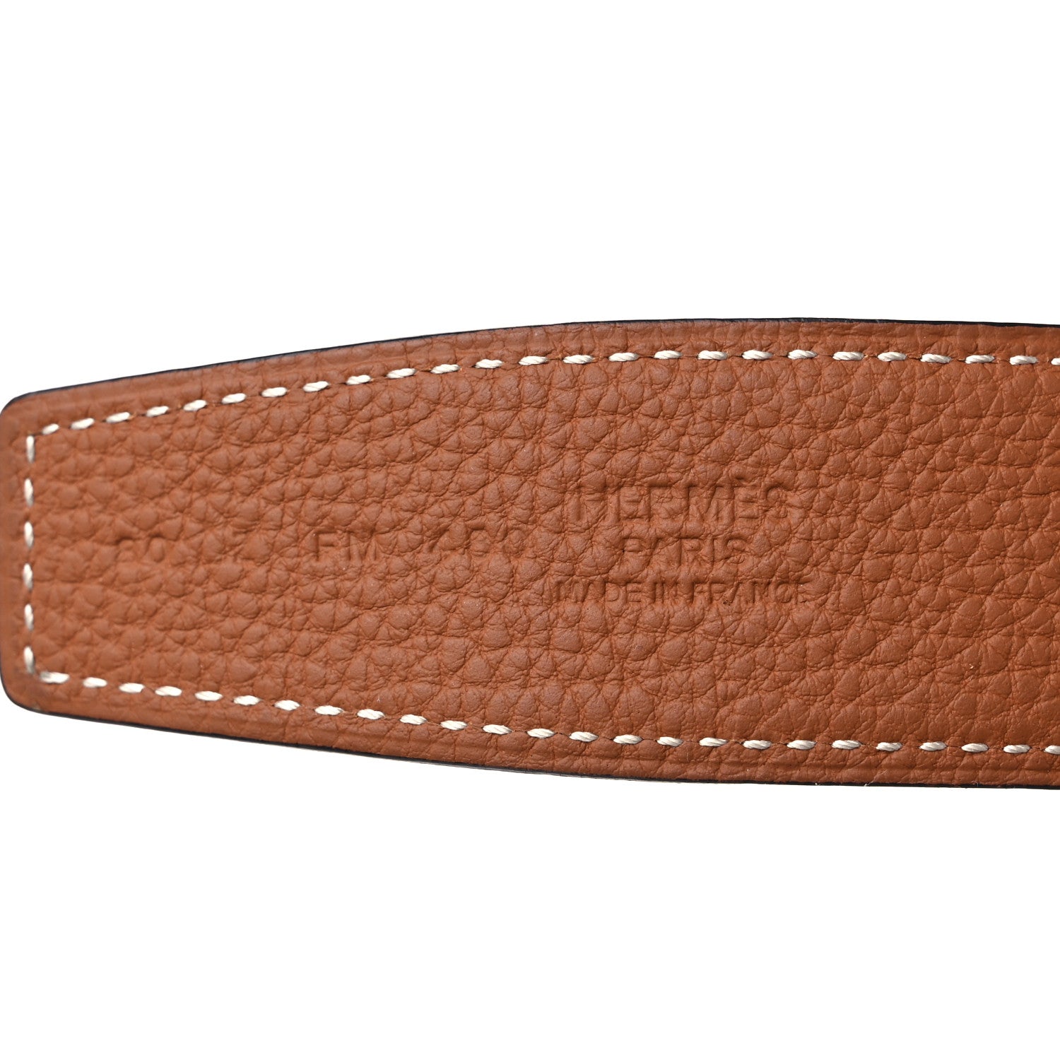 Hermes Box Togo 32mm Inside H Belt 80 Black Gold 3 of 7