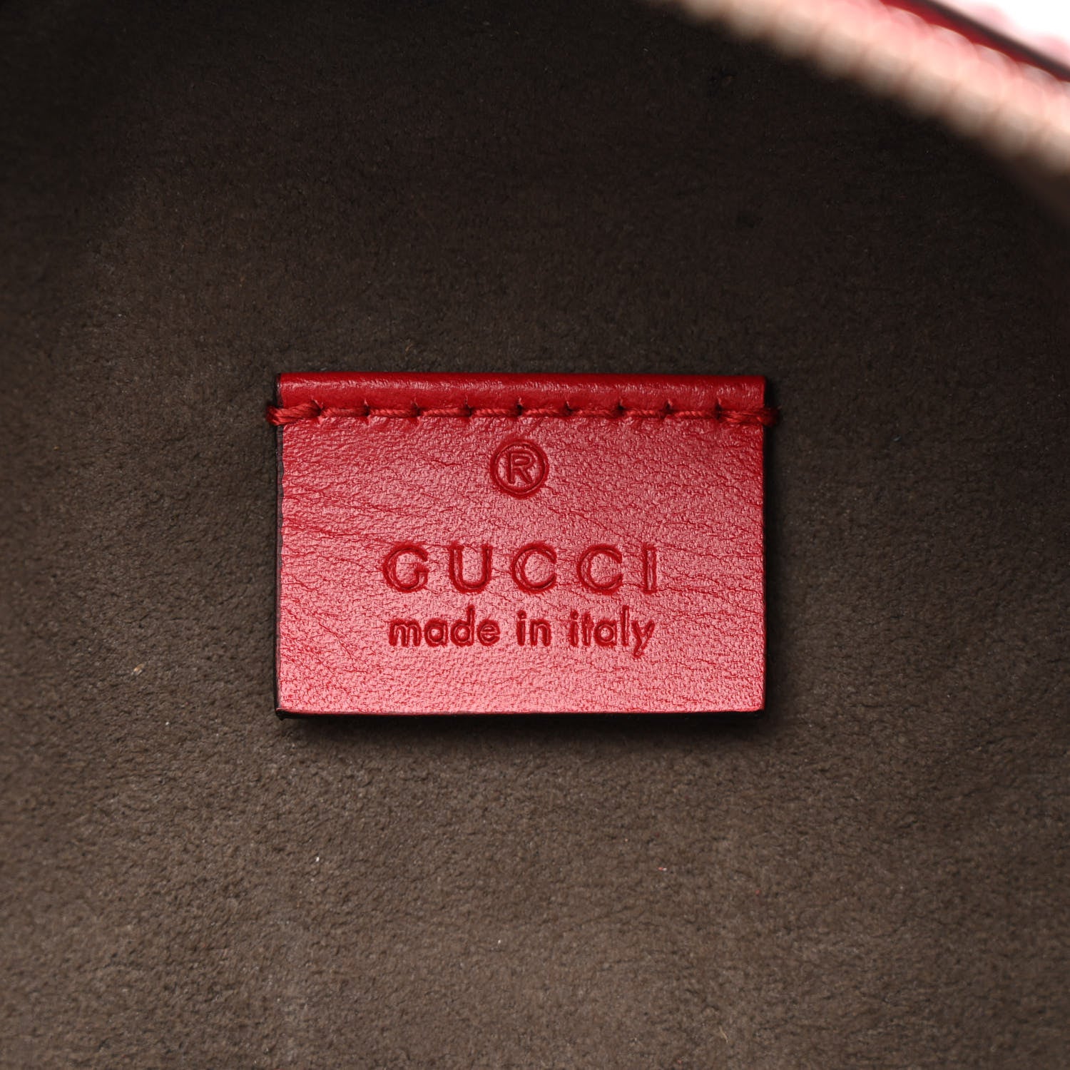 Gucci Guccissima Signature Day Backpack Hibiscus Red 7 of 11
