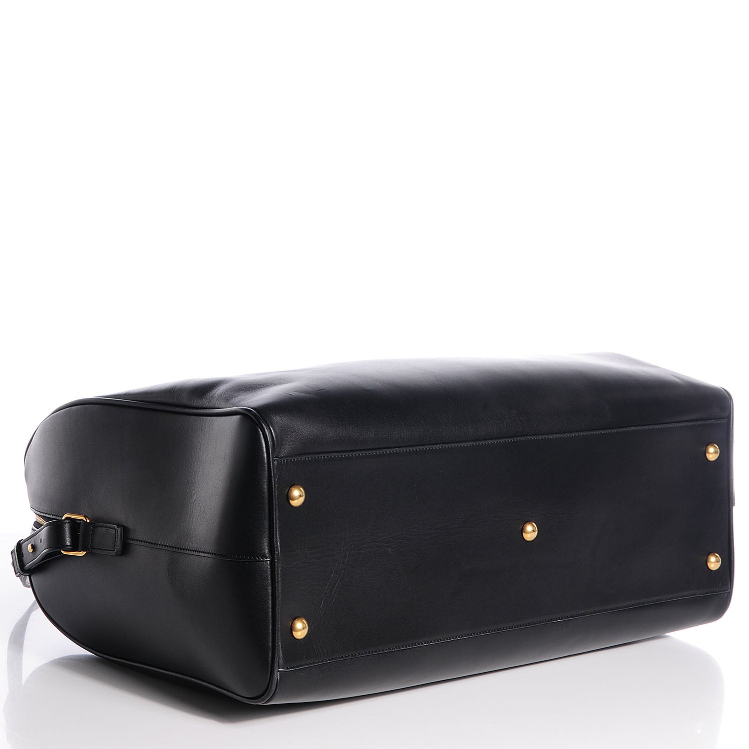 Saint Laurent Calfskin Classic Duffle 24 Black 4 of 8