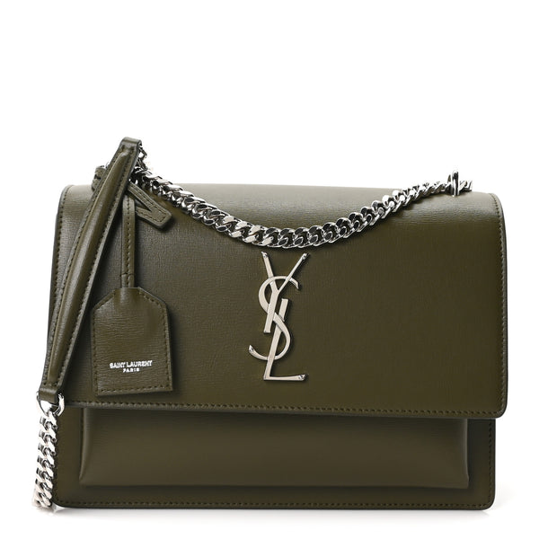 Yves Saint Laurent 空箱 26点 袋 5点 合計31点 まとめ Saint Laurent Calfskin Medium Monogram Sunset Vert Kaki 1869992