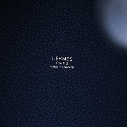 Hermes Taurillon Maurice Picotin Lock 22 MM Bleu Saphir 6 of 11