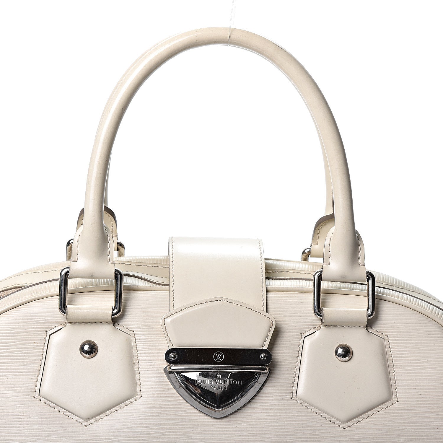 Louis Vuitton Epi Bowling Montaigne GM Ivory 9 of 13