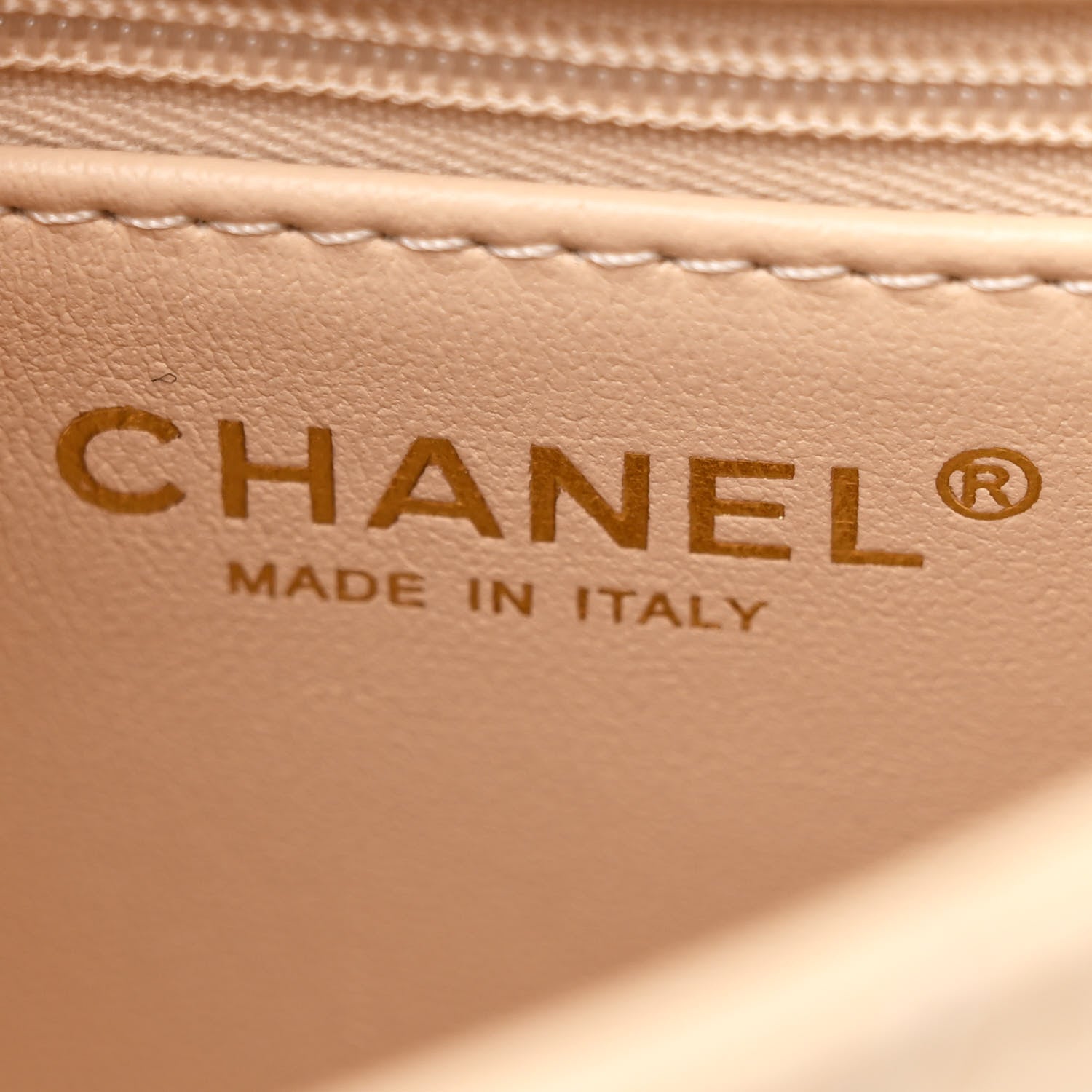Chanel Shiny Lambskin Quilted Mini Sweetheart Flap Light Beige 6 of 10