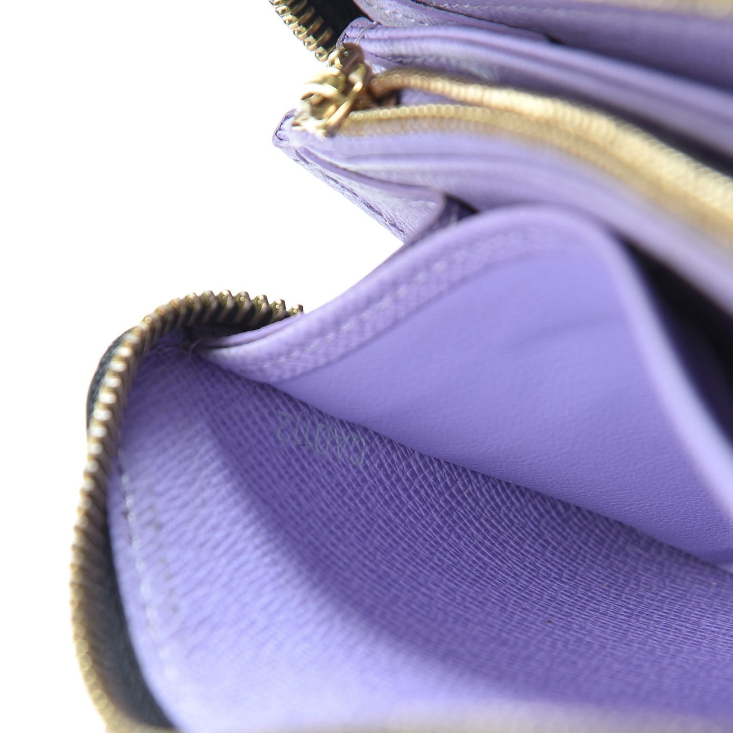 Monogram Multicolor Zippy Wallet Black Violet