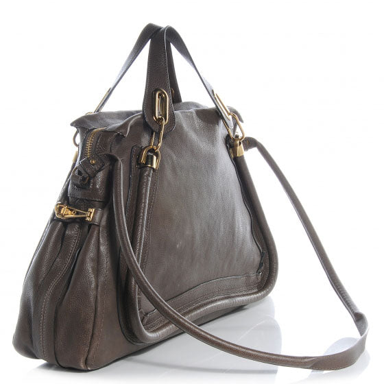 Chloe Calfskin Large Paraty Tote Rock 3 of 9