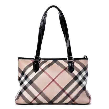 Burberry Supernova Check Regent Tote Black 1 of 20