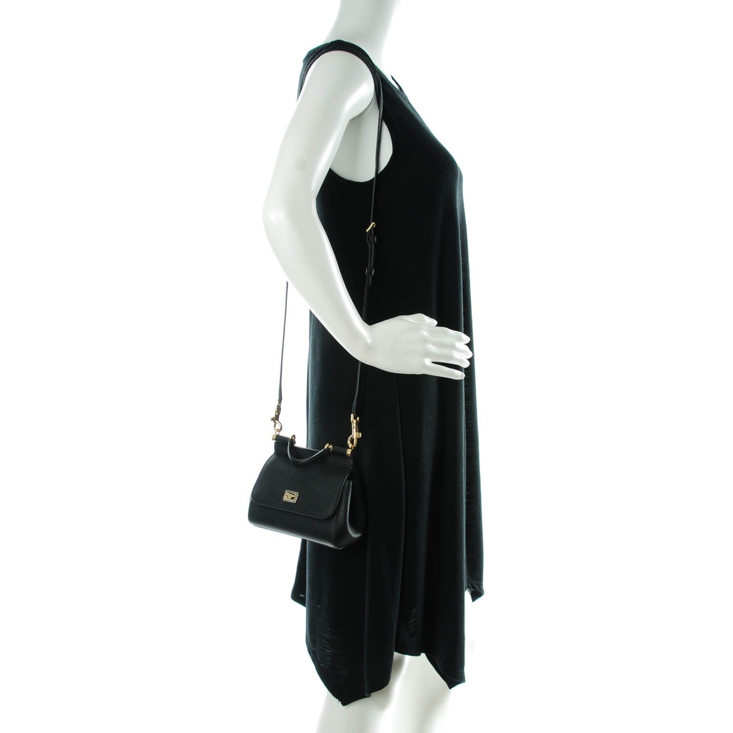 Dolce & Gabbana Dauphine Micro Miss Sicily Satchel Black 2 of 6
