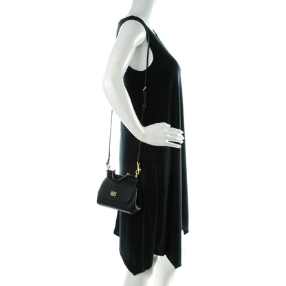 Dolce & Gabbana Dauphine Micro Miss Sicily Satchel Black 2 of 6