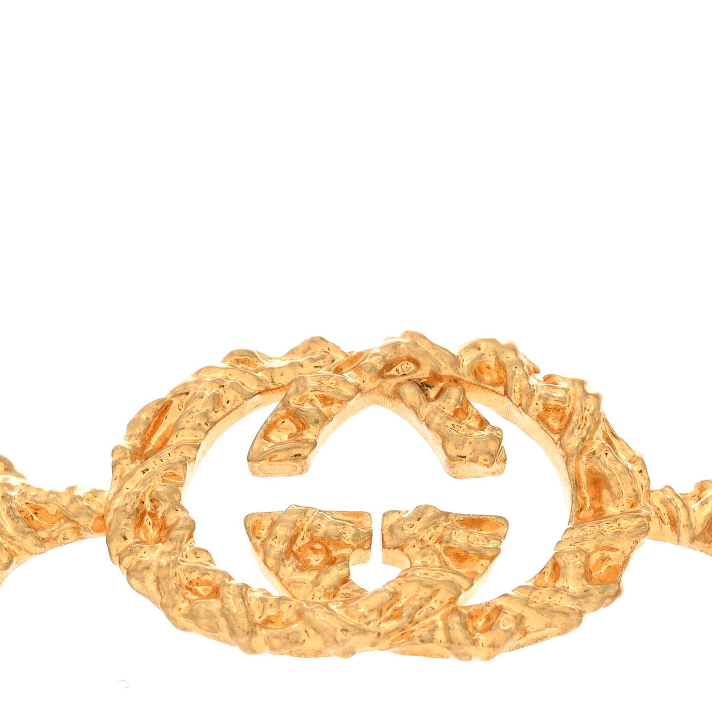 Horsebit Chain Belt Oro Antic Opaco