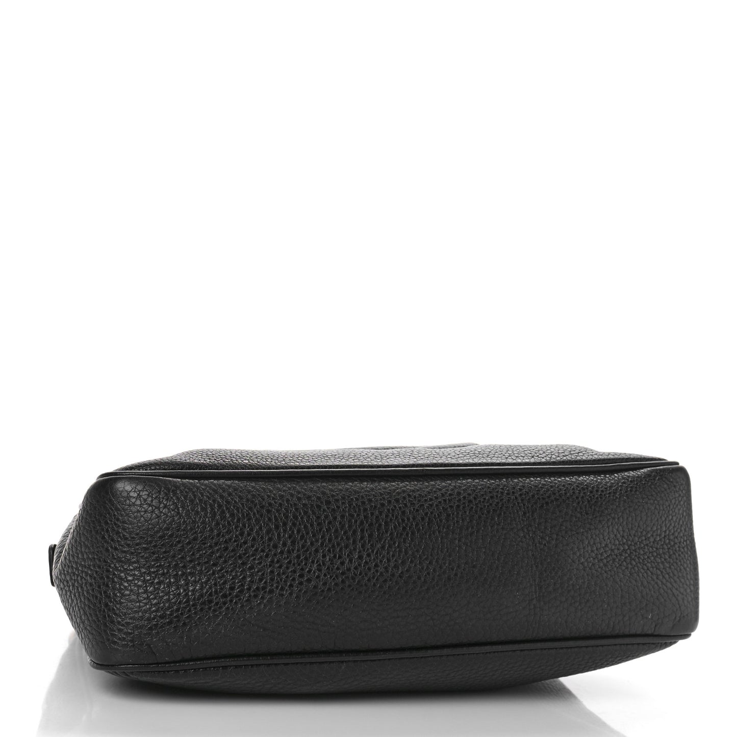 Pebbled Calfskin Small Soho Bowler Black