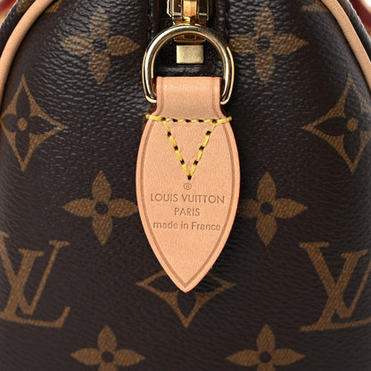 Louis Vuitton Monogram Speedy Bandouliere 20 Black 12 of 13