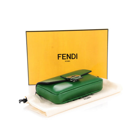 Fendi Nappa Micro Baguette Verde 4 of 8