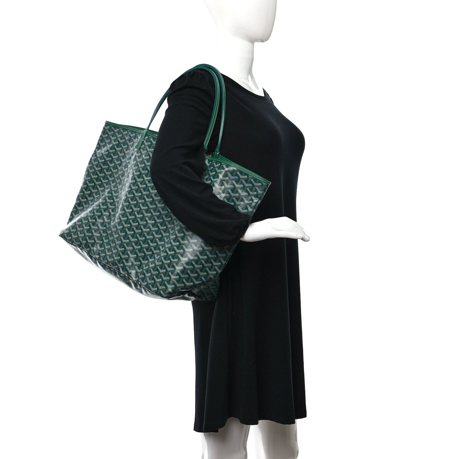Goyard Goyardine Saint Louis GM Green 2 of 9