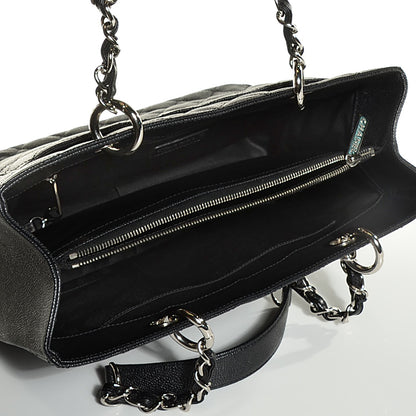 Chanel Caviar Quilted Grand Shopping Tote GST Black 12 of 14