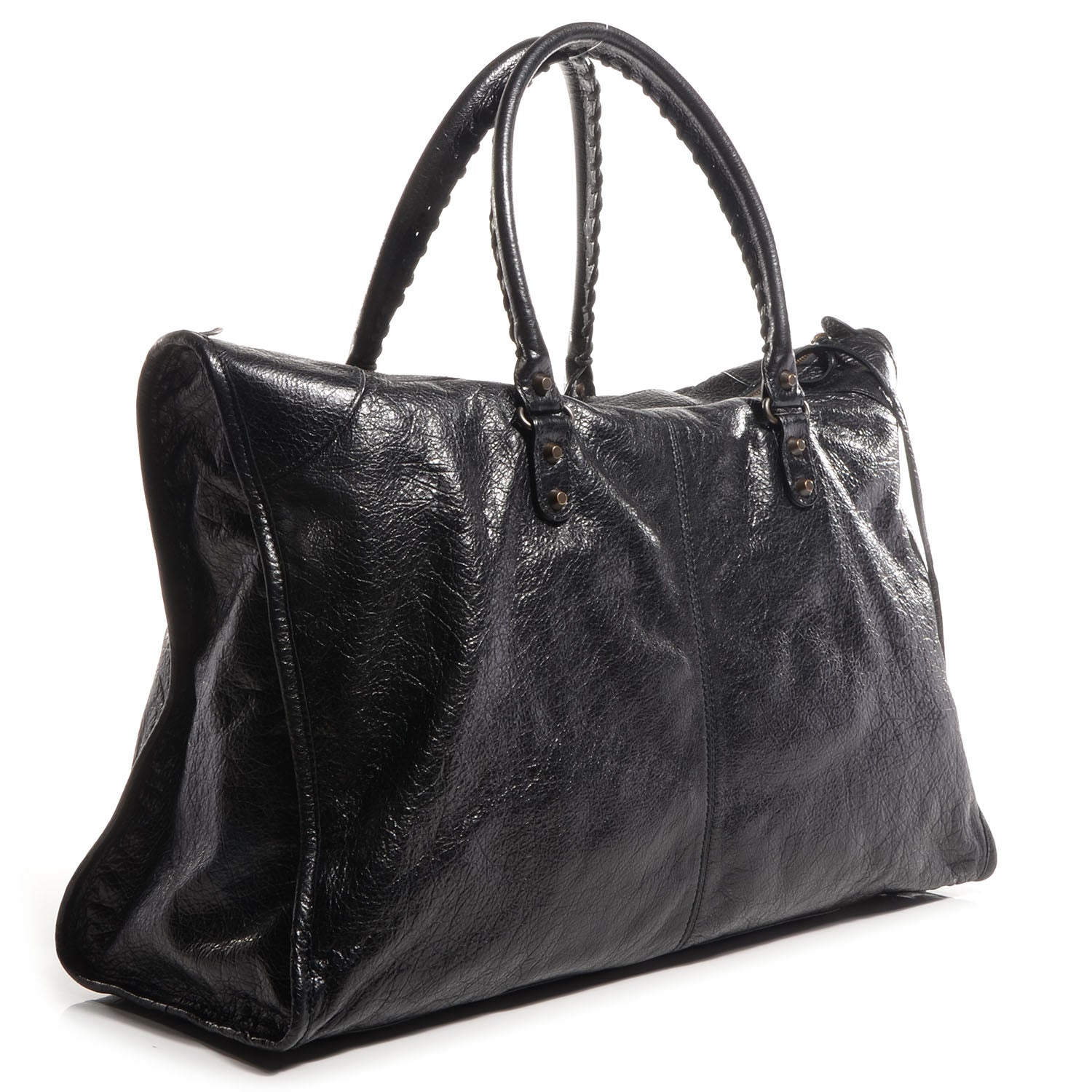 Balenciaga Agneau Weekender Black 3 of 10