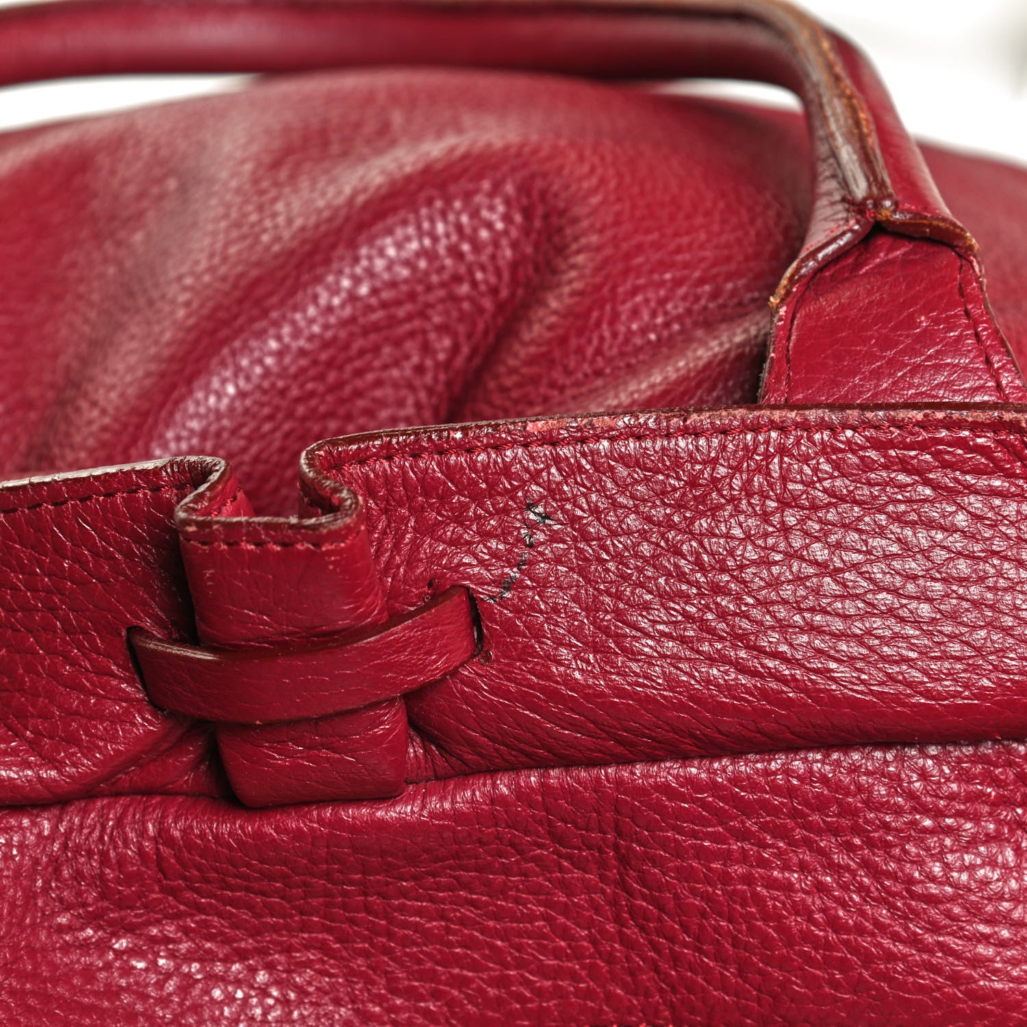 Burberry Prorsum Deerskin Tote Red 15 of 17