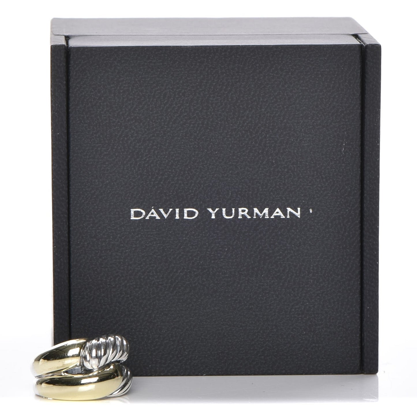 Sterling Silver 14K Gold Large Infinity Ring 48 4.5