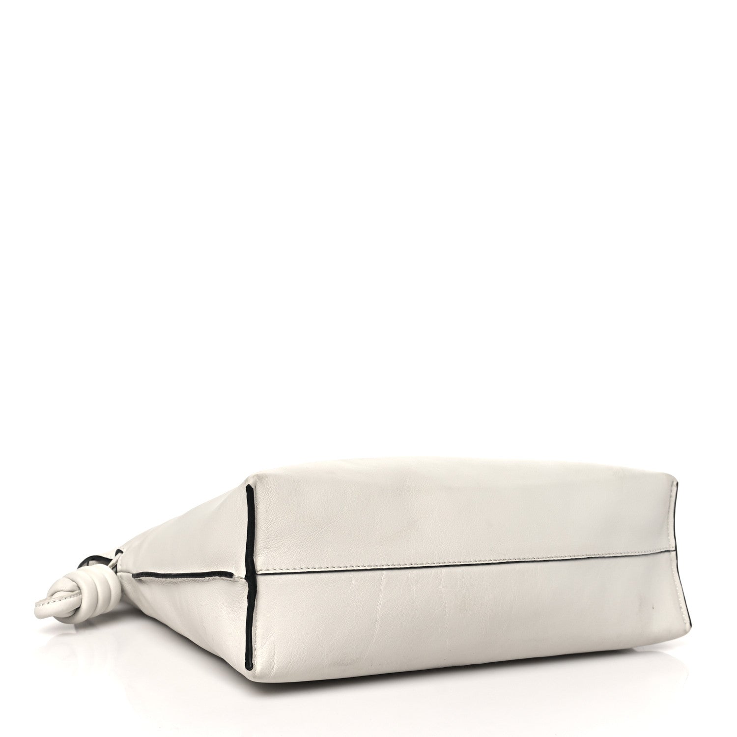 Loewe Calfskin Small Flamenco Knot Bag Soft White 4 of 12