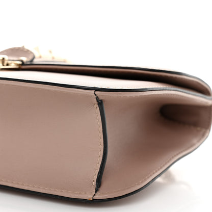 Valentino Garavani Vitello Medium Glam Lock Rockstud Flap Poudre 10 of 10
