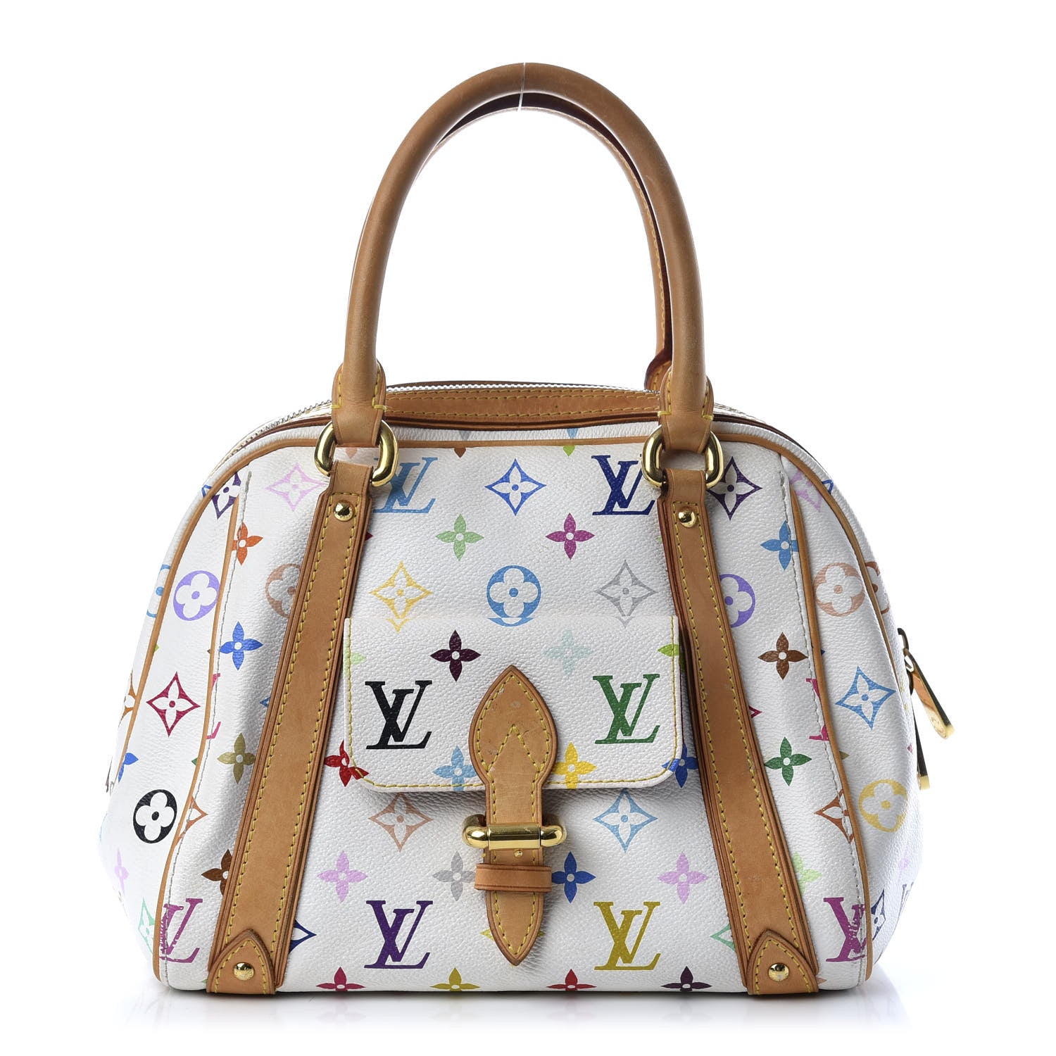 Louis Vuitton Monogram Multicolor Priscilla White 1 of 18