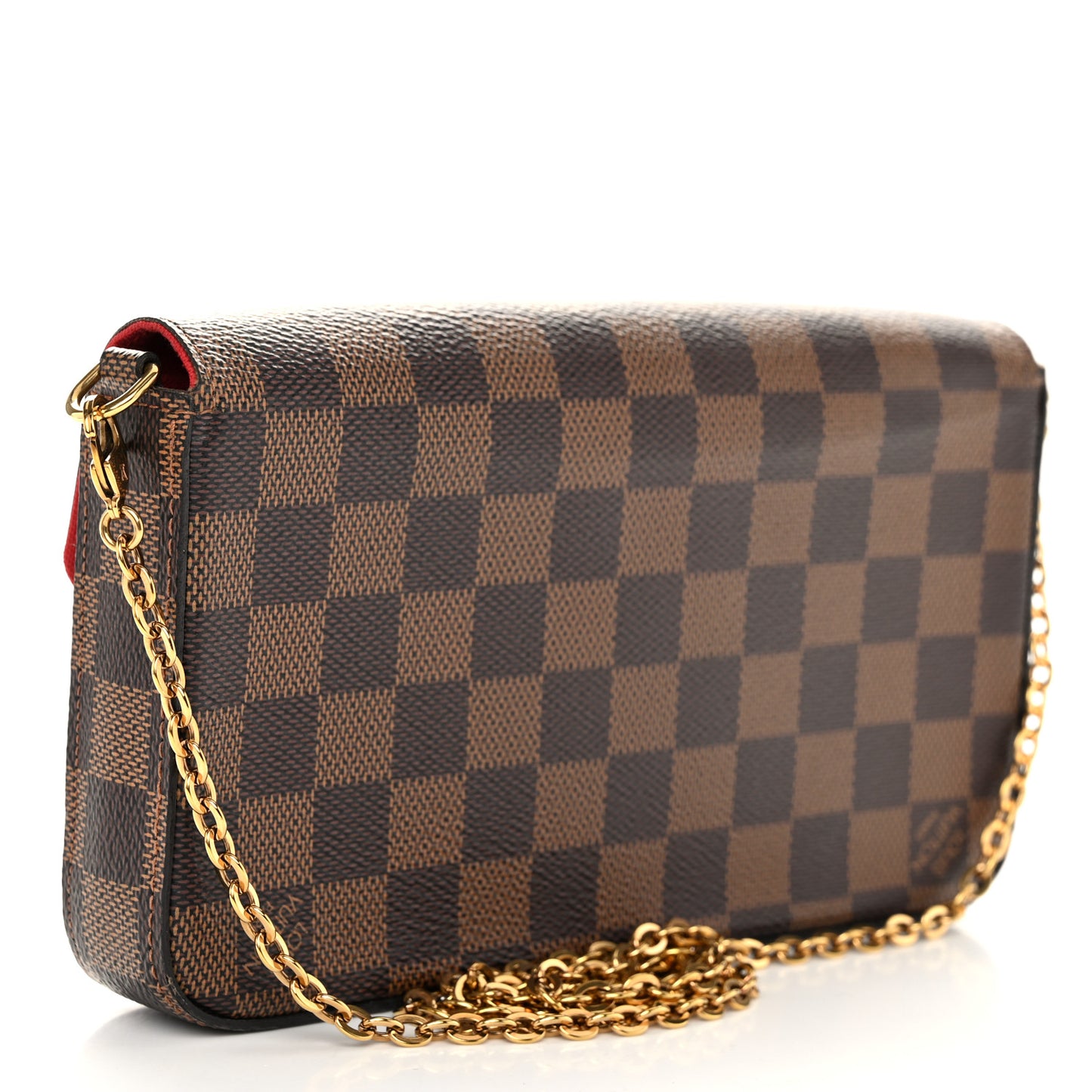 Damier Ebene Pochette Felicie Chain Wallet