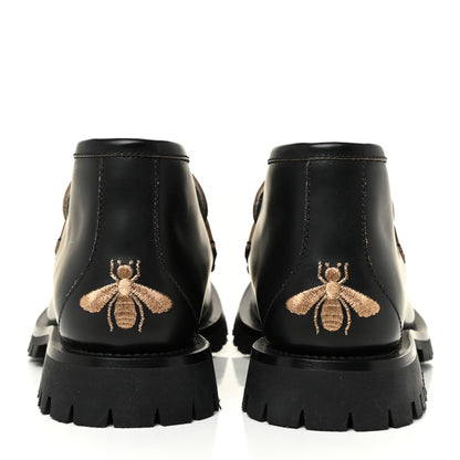 Gucci Cordovan Lux Mens Harald Horsebit Ankle Boots 7 Black 5 of 19