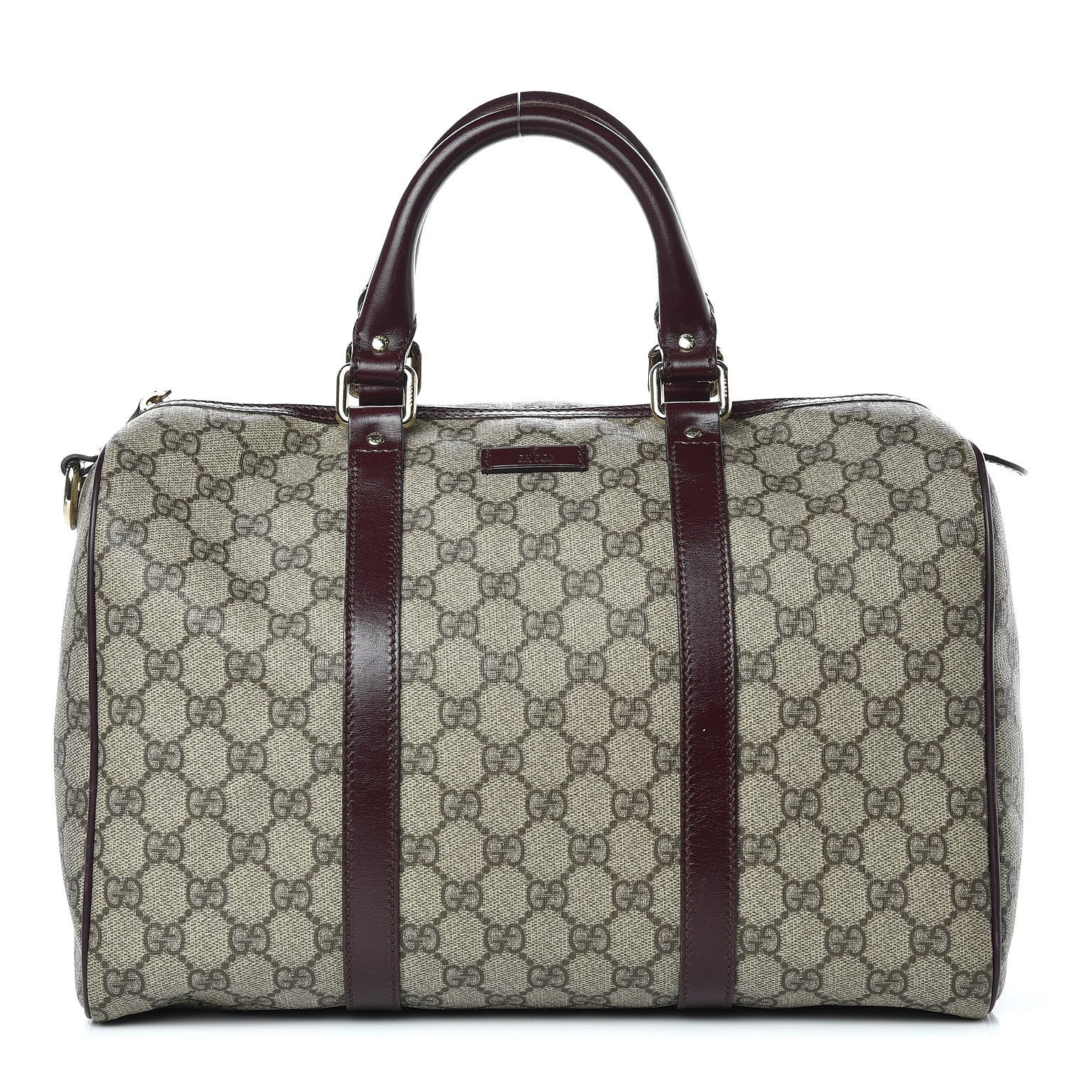 Gucci GG Plus Monogram Medium Joy Boston Bordeaux 1 of 14
