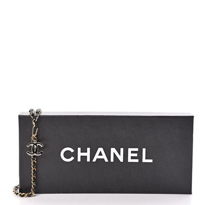 Chanel Lambskin Enamel CC Chain Belt Black Gold 5 of 5