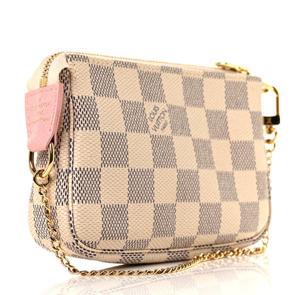 Louis Vuitton Damier Azur 2018 Christmas Animation Mini Pochette Accessories 3 of 10