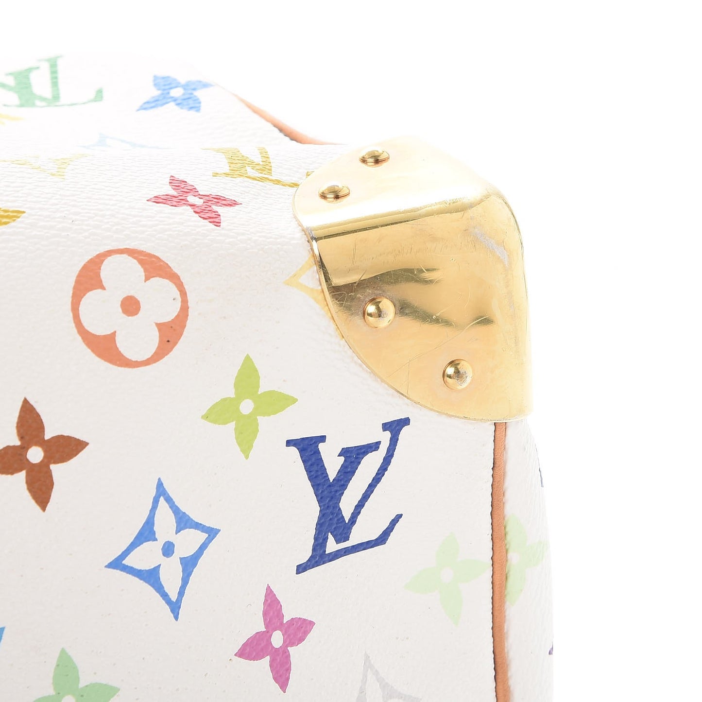 Monogram Multicolor Speedy 30 White