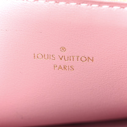 Louis Vuitton Damier Azur Pochette Felicie Chain Wallet Rose Ballerine 10 of 13