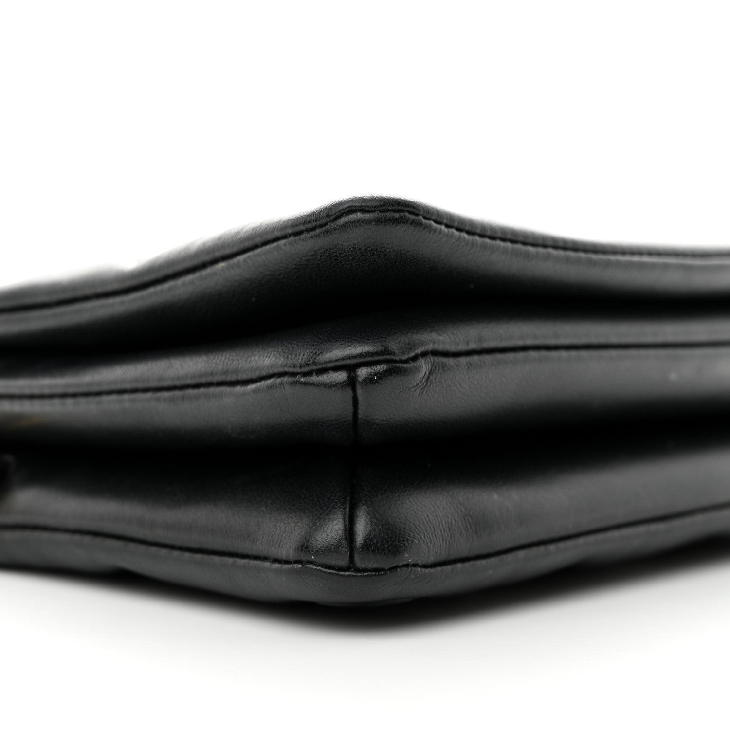 Louis Vuitton Lambskin Embossed Monogram Pochette Coussin Black 9 of 11