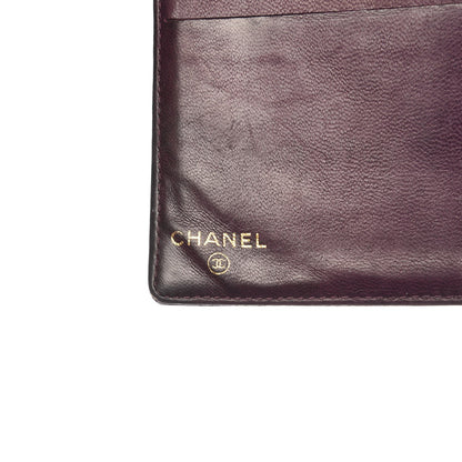 Chanel Caviar Timeless CC Zipped Pocket Wallet Purple 7 of 15