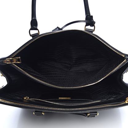 Prada Saffiano Large Galleria Double Zip Tote Black 7 of 20
