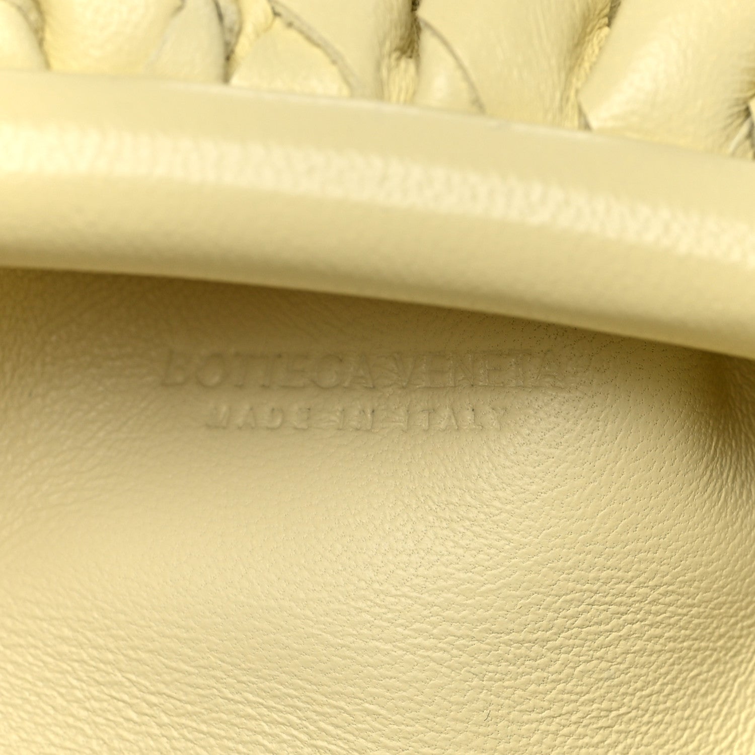 Bottega Veneta Nappa Intrecciato The Mini Pouch Ice Cream 6 of 10