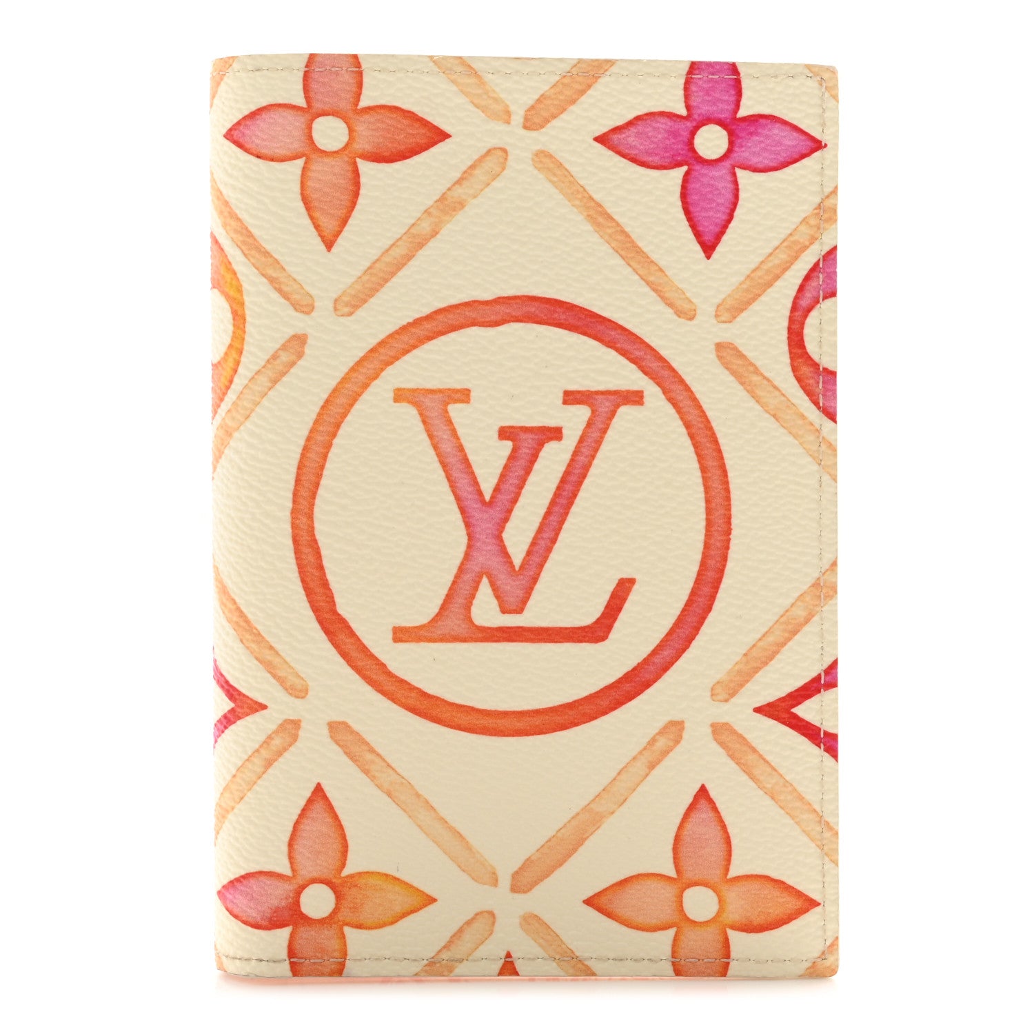 Louis Vuitton Monogram LV By the Pool Passport Cover NM Coral 1 of 7