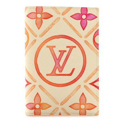 Louis Vuitton Monogram LV By the Pool Passport Cover NM Coral 1 of 7