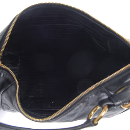 Prada Soft Calfskin Hobo Black 8 of 20