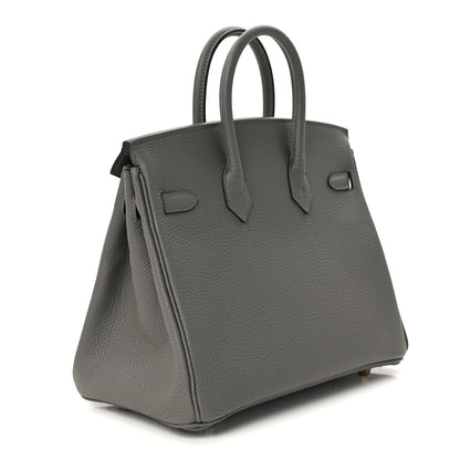 Hermes Togo Birkin 25 Gris Meyer 3 of 11